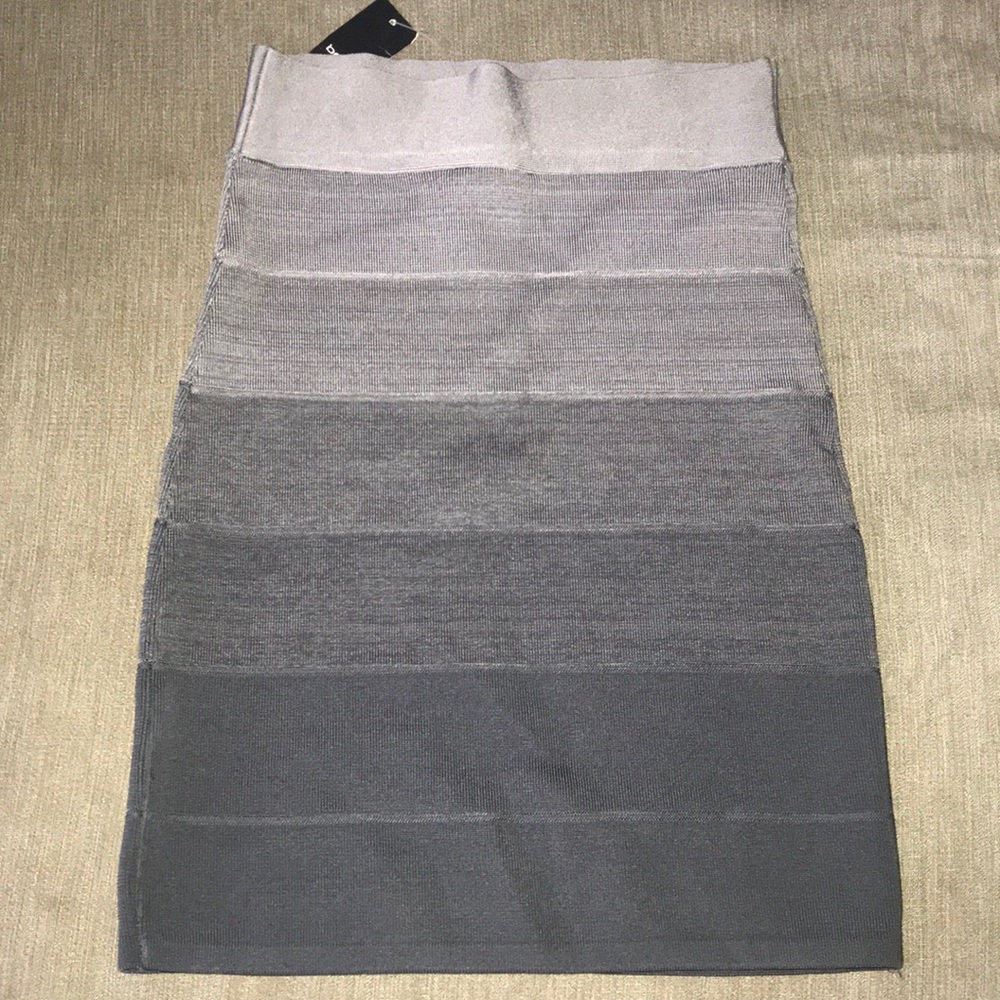 Melanged Bandage Skirt